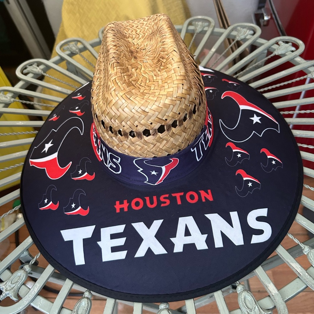 Houston Texans straw hat